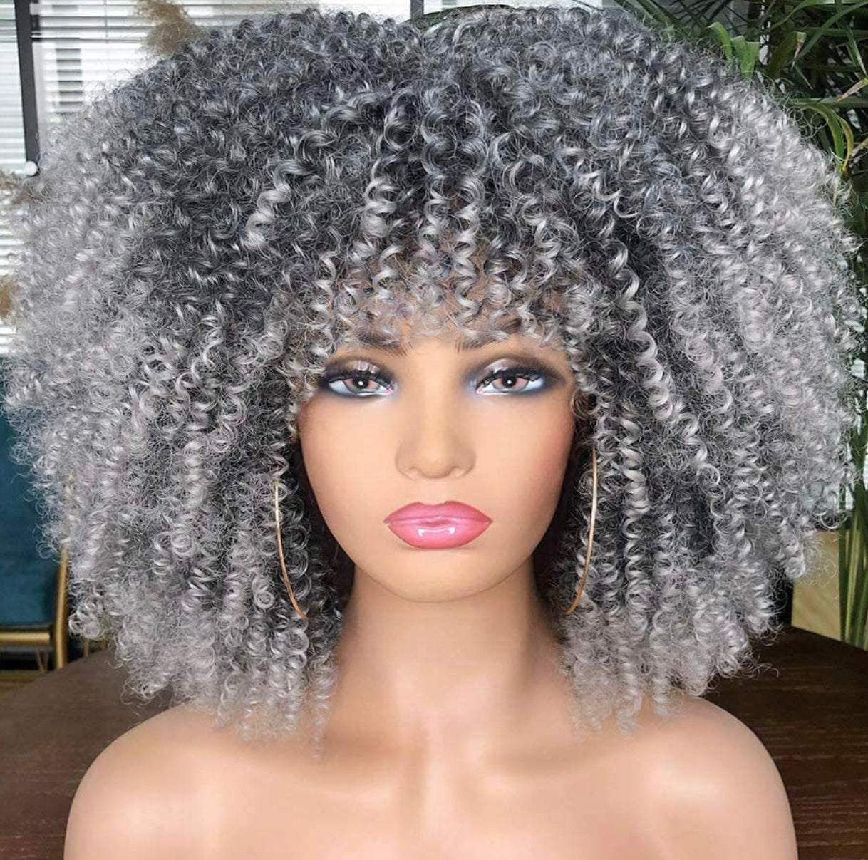 Kinky Curly Afro Wig 14”